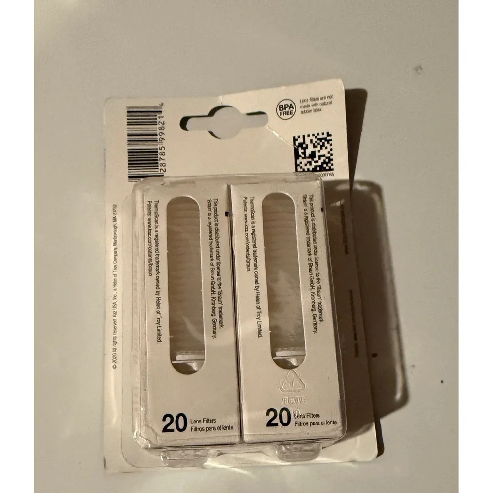 Braun ThermoScan Lens Filters 40 Count‎ Ear Thermometer Covers IRT6000 4000 3000